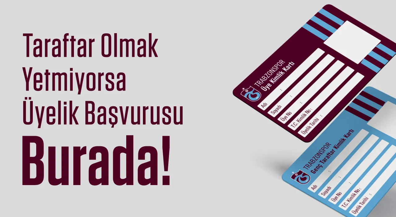 Trabzonspor Club Membership Banner