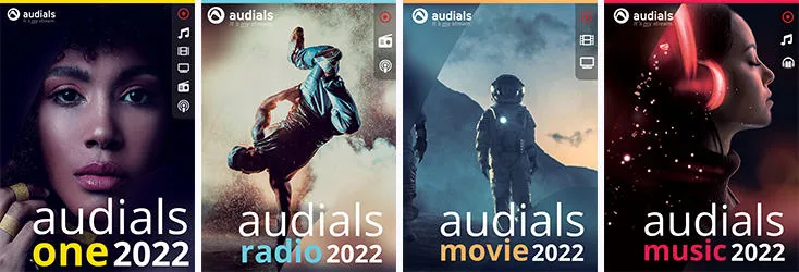 Übersicht der Audials 2022 Editionen und Preise