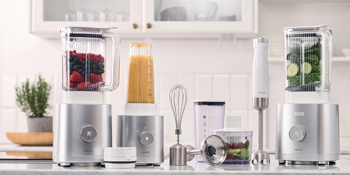 Übersicht der eleganten ZWILLING ENFINIGY Küchengeräte Serie