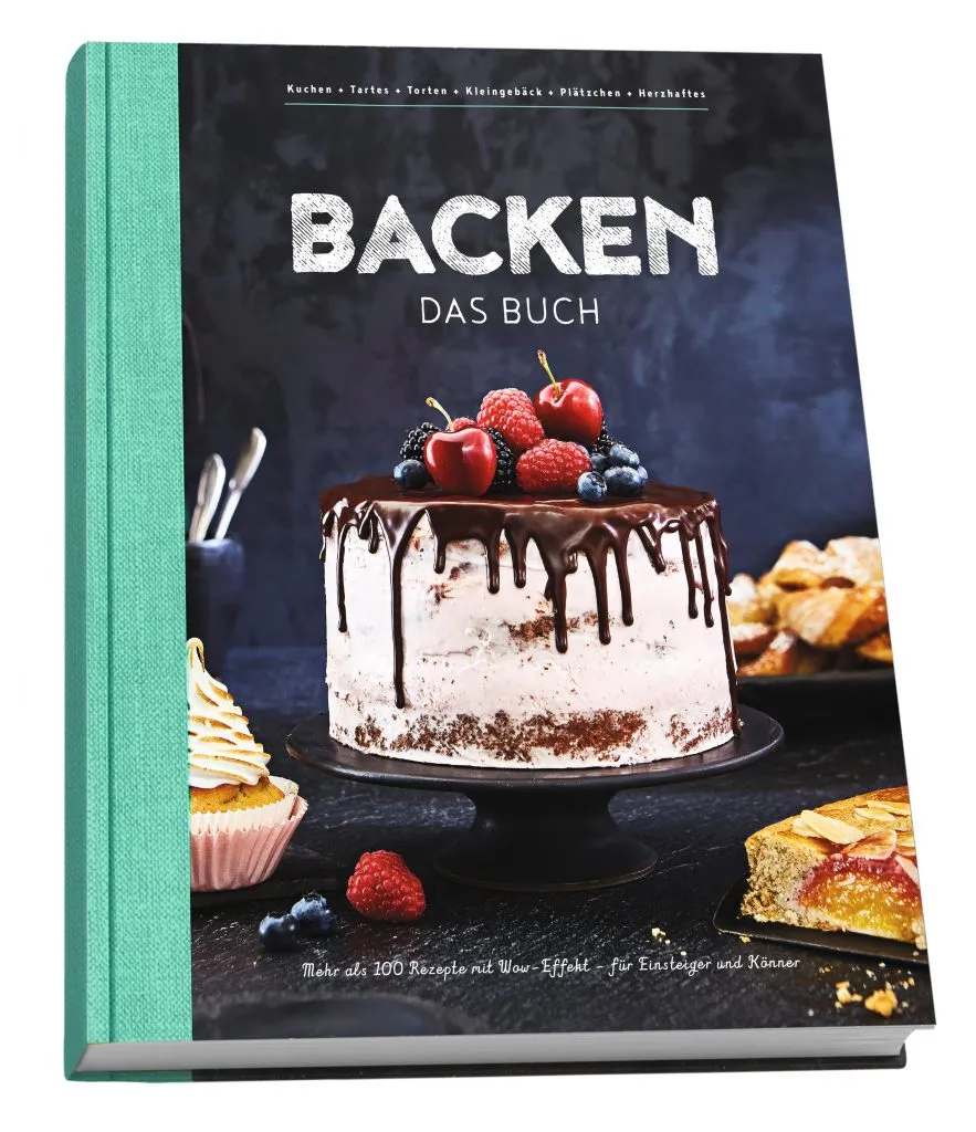 Umschlag des Backbuches „Backen. Das Buch“ von Edeka
