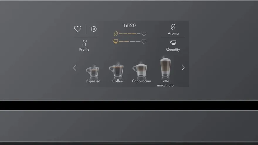V-ZUG CoffeeCenter Touchdisplay