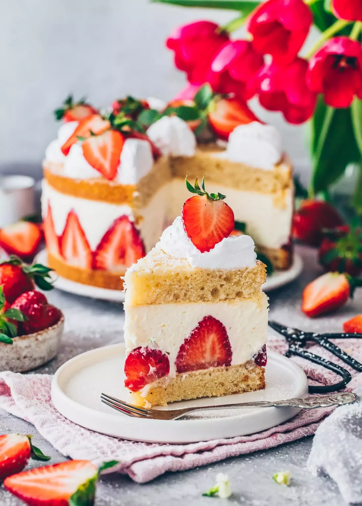 Vegane Käse-Sahne-Torte