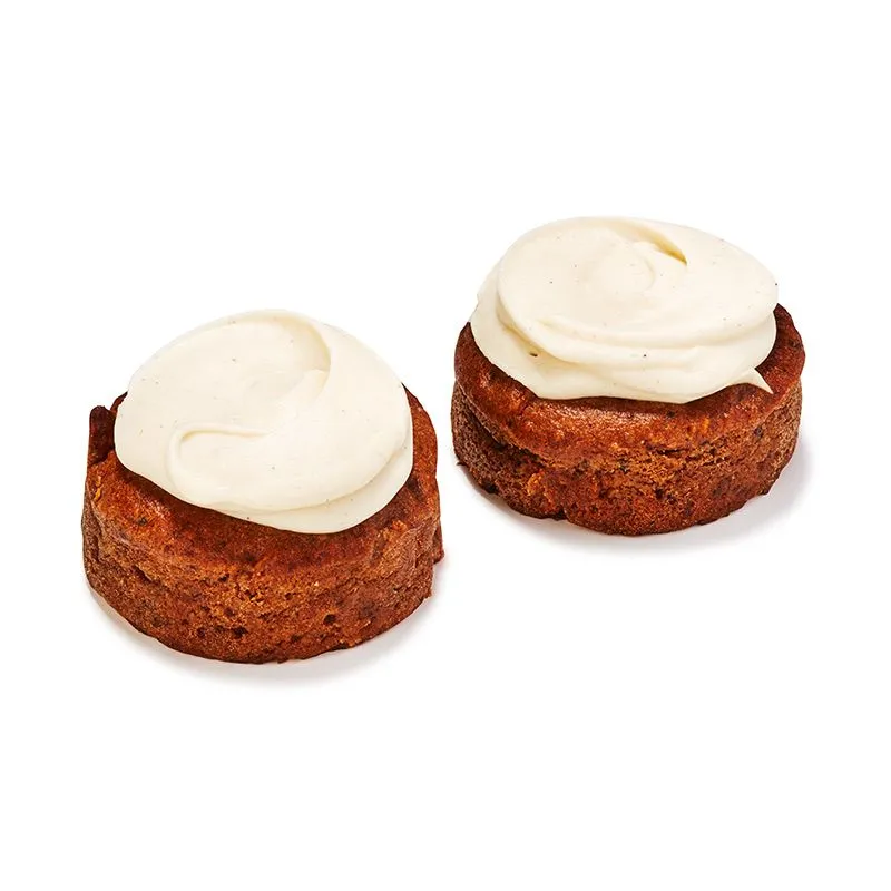 Veganes BIO Möhrenkuchenstück