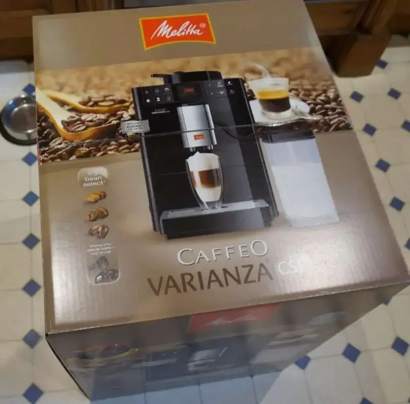 Verpackung der Melitta Kaffeemaschine