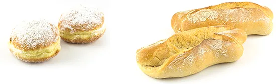 Vielfältige Backwaren für ein reichhaltiges Frühstück