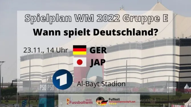 Vorschau auf das WM-Gruppenspiel Deutschland gegen Japan am 23. November