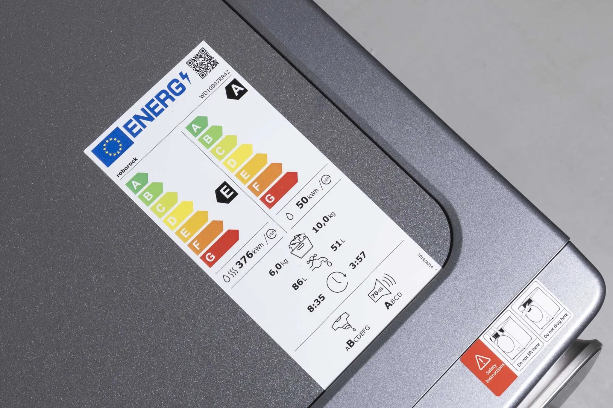 Waschtrockner Test: Roborock Wd10001rr4z 10
