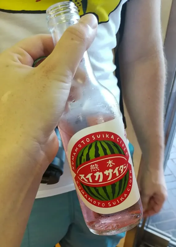 Wassermelonen-Cider in Nagoya