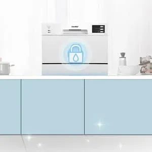 Wasserschutzsystem und Schlauchanschluss des COMFEE Geschirrspülers