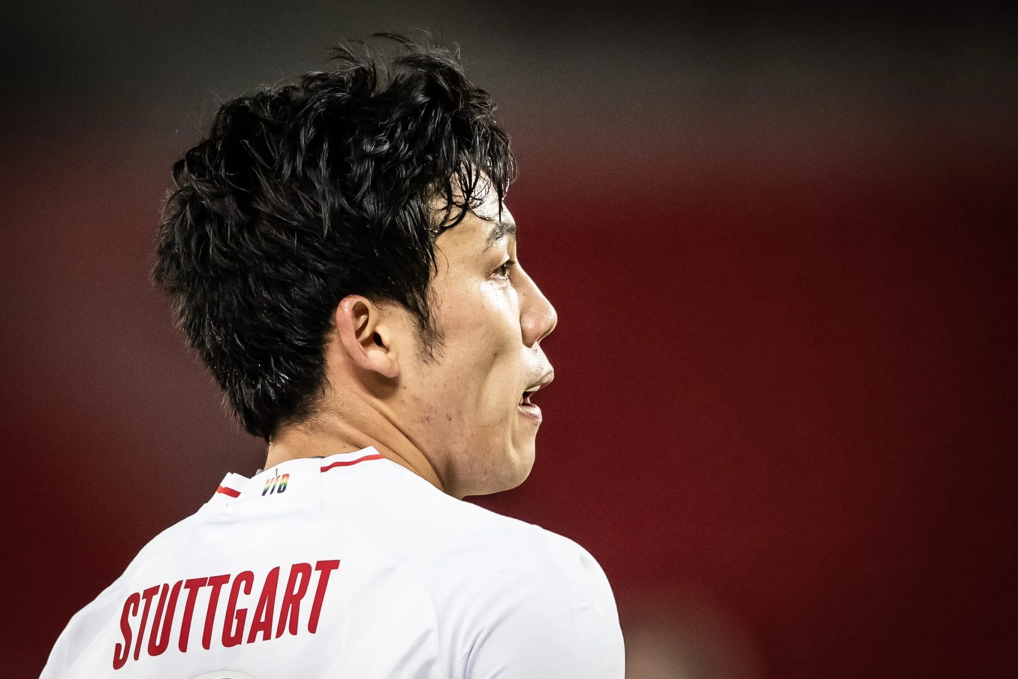 Wataru Endo vom VfB Stuttgart im Spiel