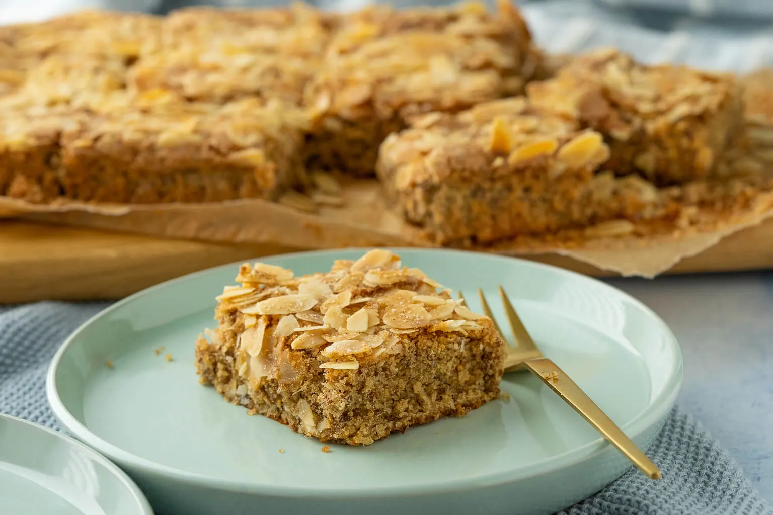 Weicher Zimt Mandelkuchen ohne Mehl, leicht und lecker