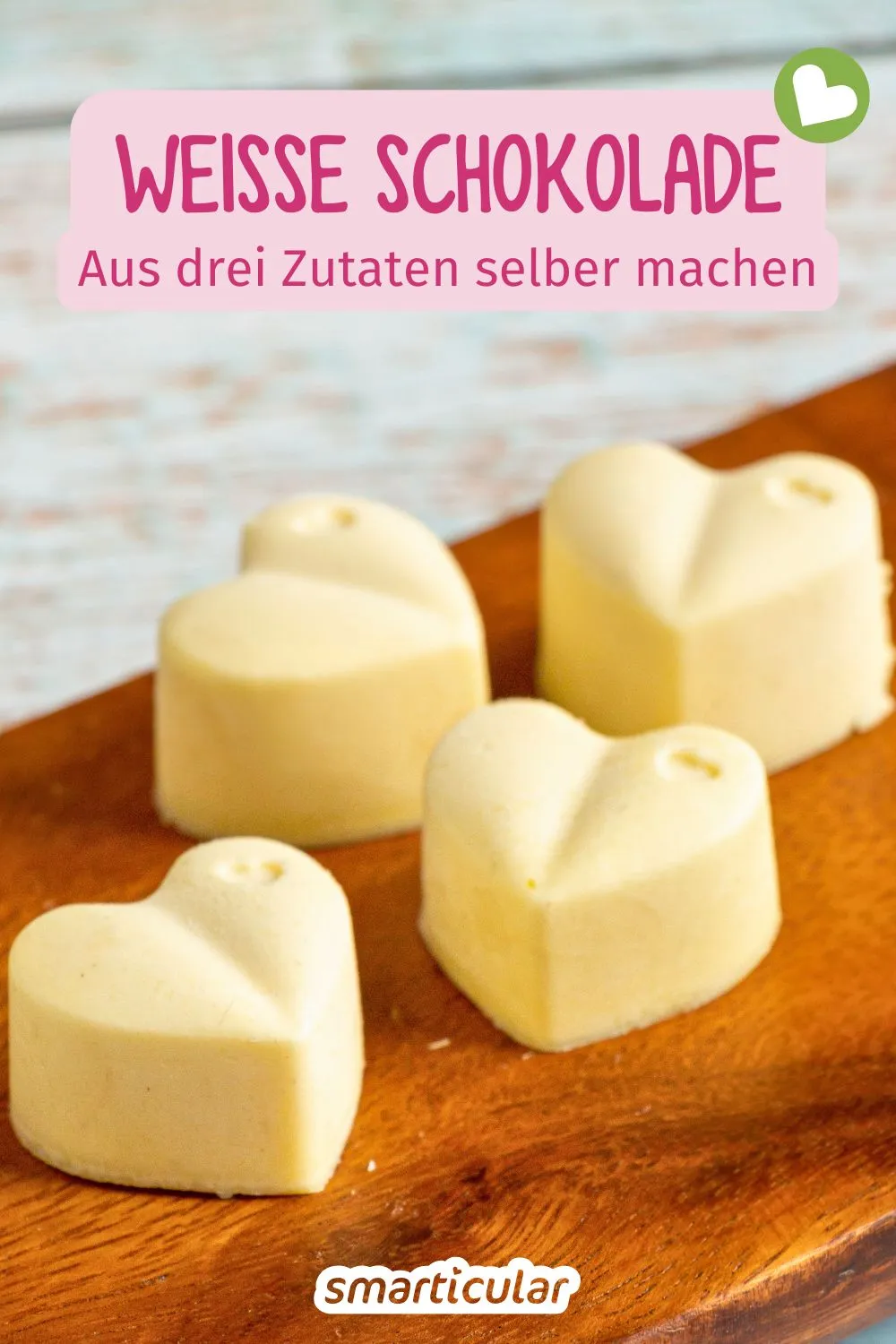 Weiße Schokolade selber machen - Rezeptidee