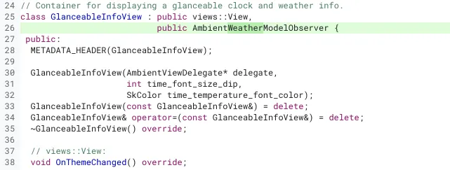 Weiterer Screenshot aus dem Chromium Gerrit