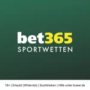 Werbebanner für bet365 Sportwetten