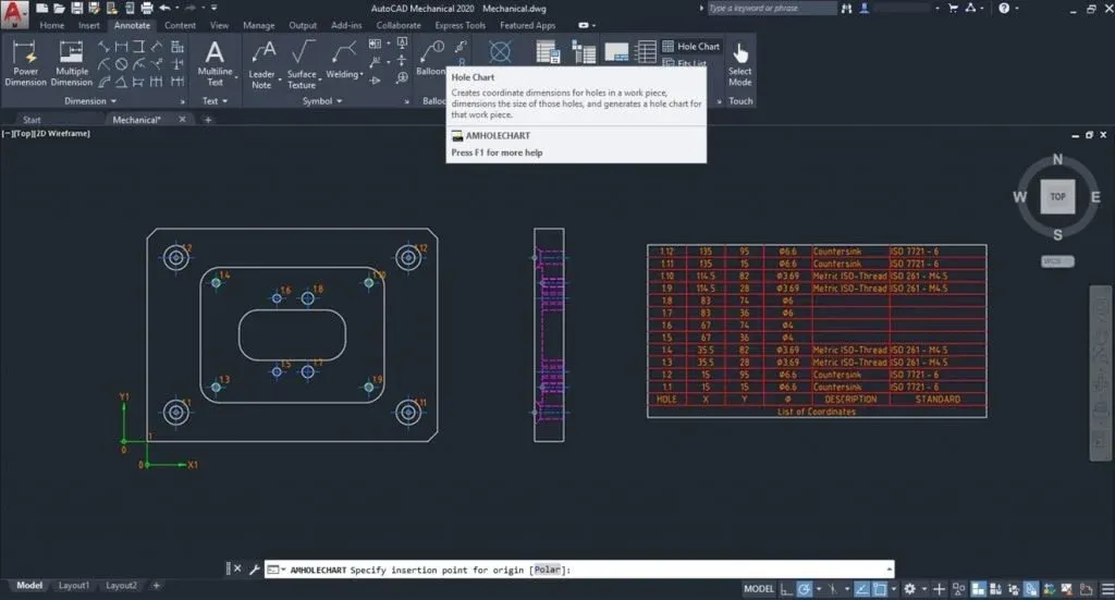 Wiederverwendbare mechanische Zeichnungen in AutoCAD Mechanical