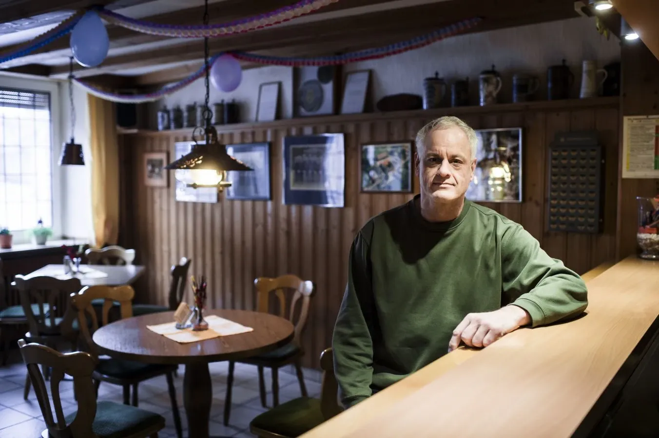 Wirt Bert Hansen vom Keyenberger Hof, der seine Kneipe verlieren wird