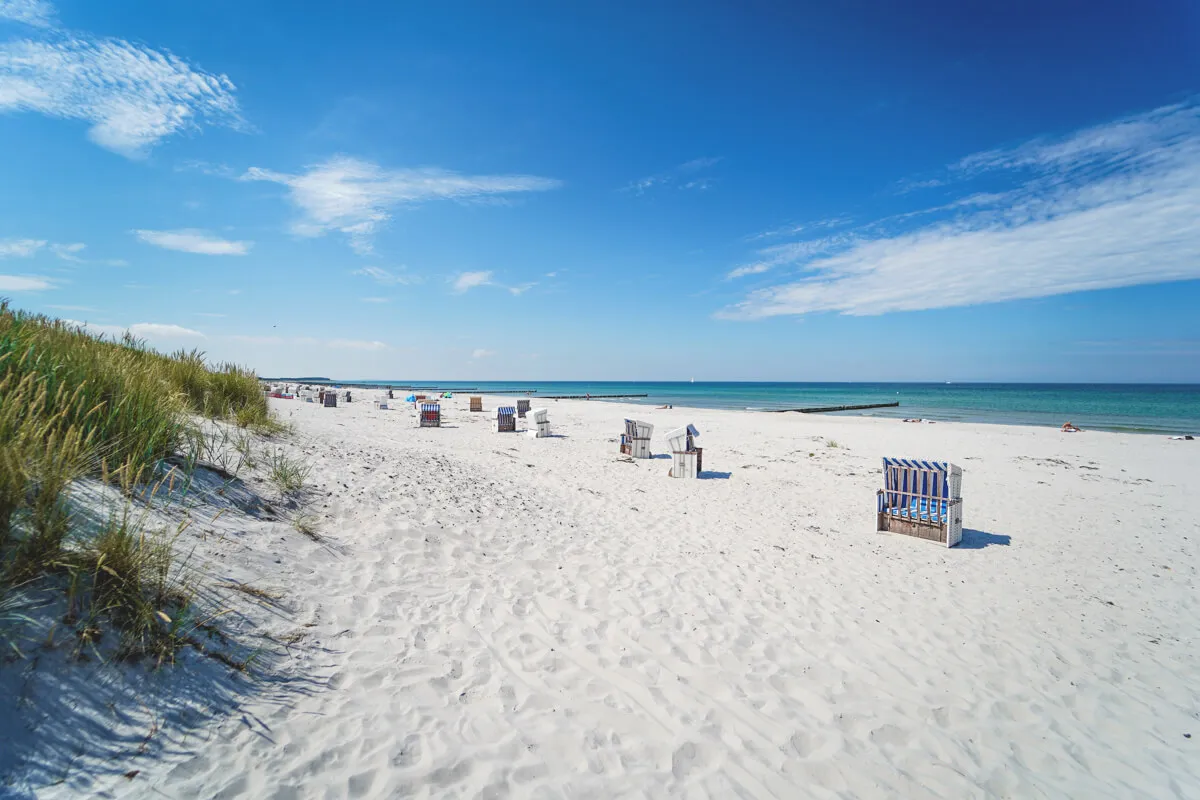 Wunderschöner Strand in Vitte auf der Insel Hiddensee