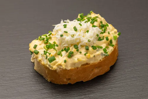 Würziges Ei-Salat Sandwich mit frischem Kren