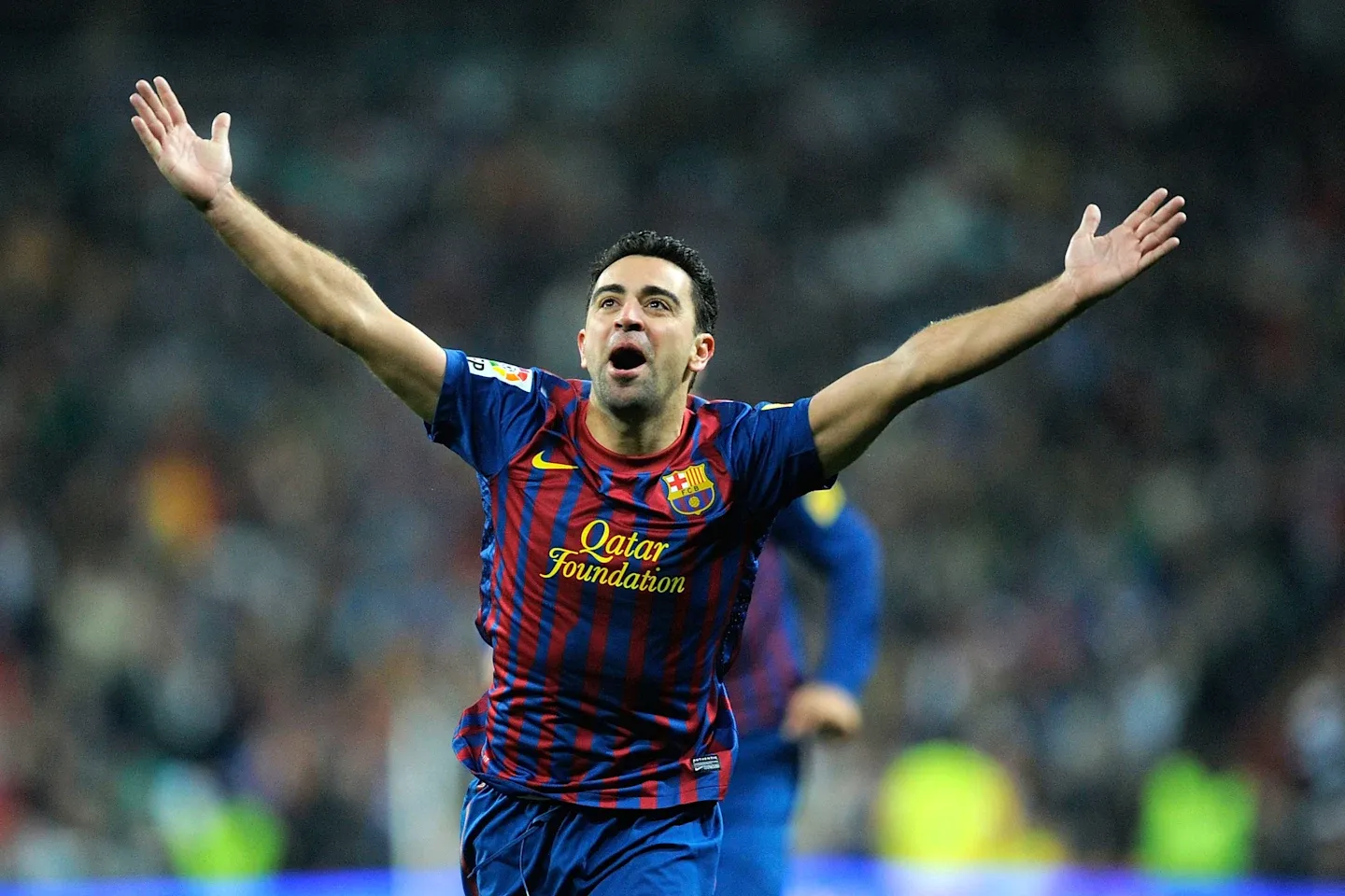 Xavi, oft im Schatten von Messi.