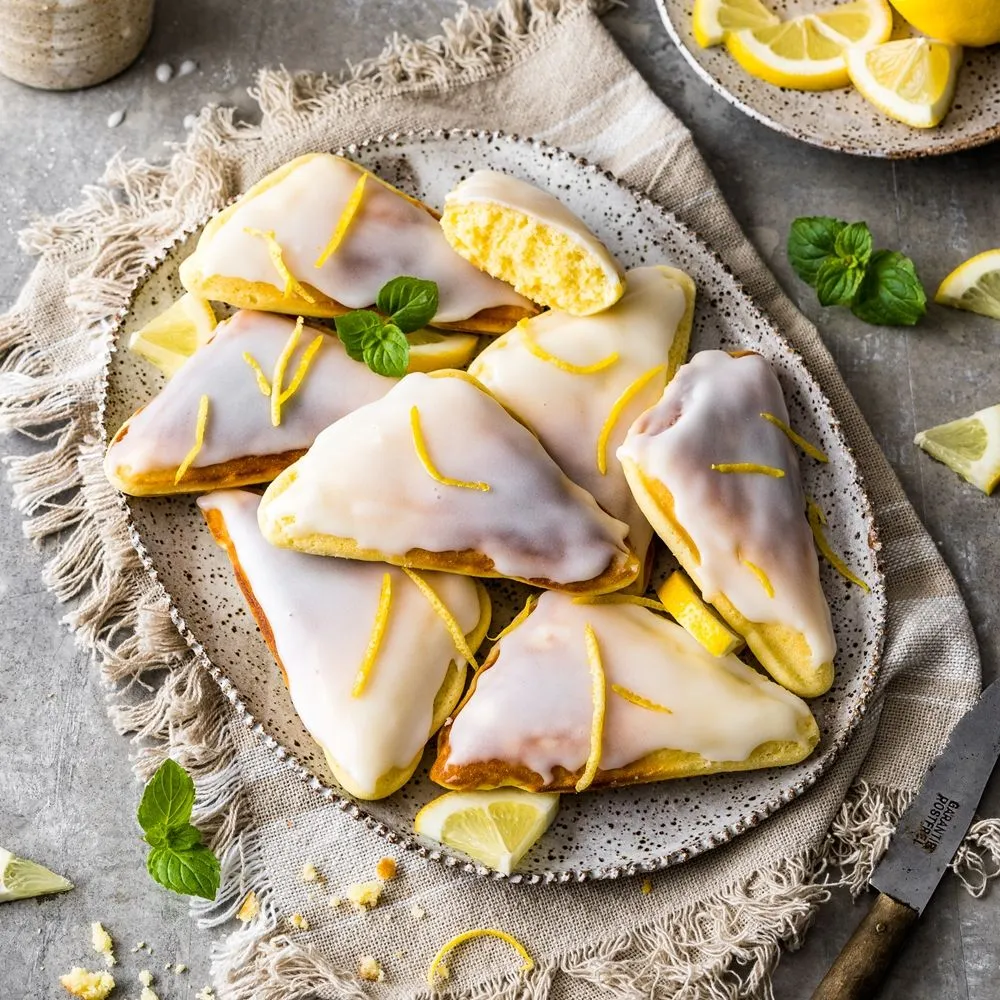 Zitronenküchlein, zubereitet im Sandwichmaker ST 1410