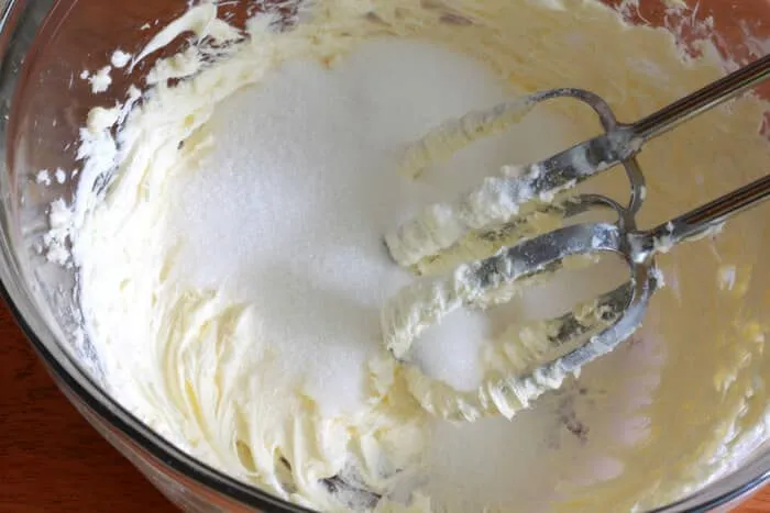 Zucker und Butter schlagen prep 3