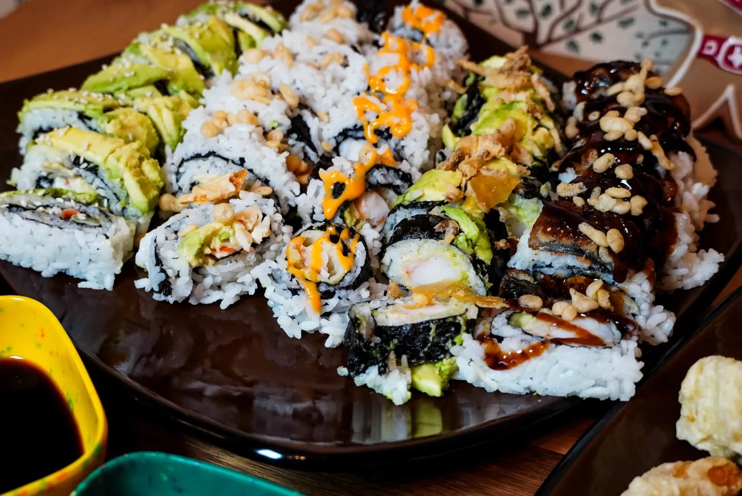 Zutaten für Sushi-Füllungen