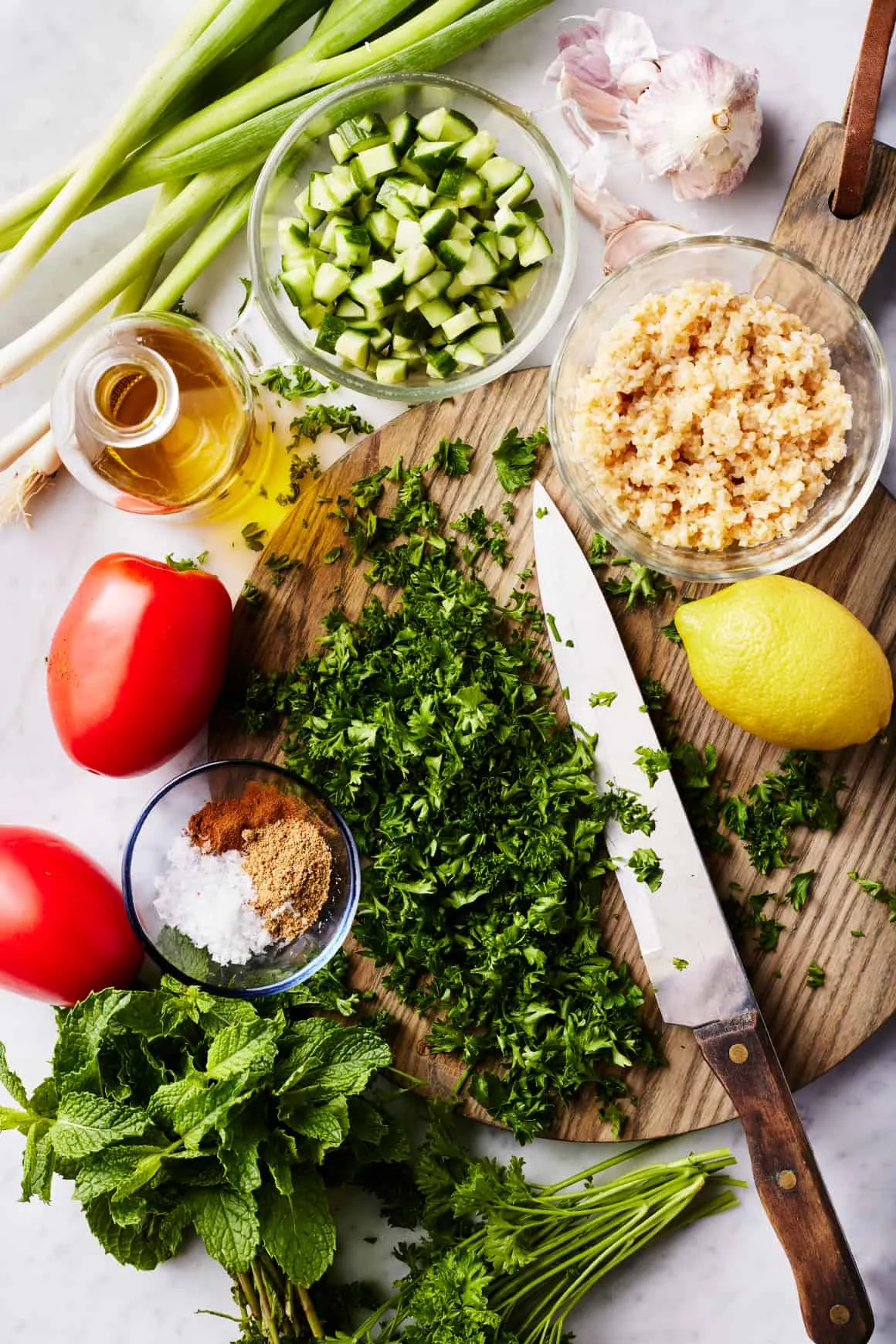 Zutaten für Tabbouleh